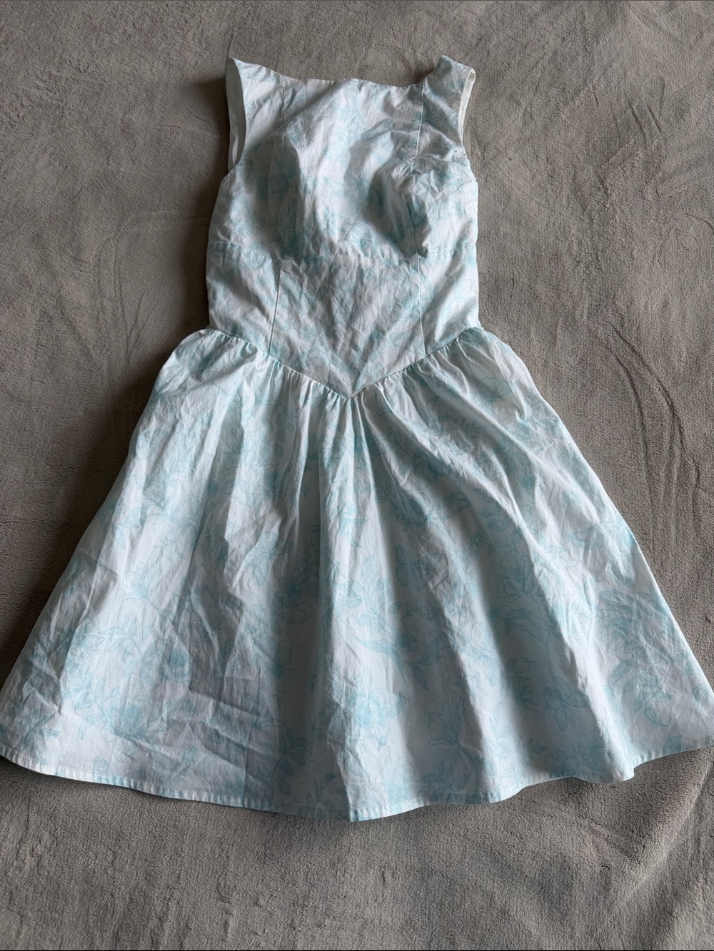wild fable Light Blue Floral Mini Dress